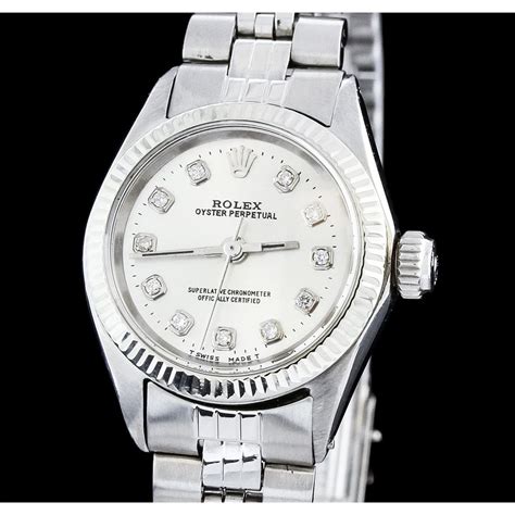 ladies stainless rolex watches|Rolex ladies stainless steel datejust.